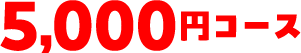 5,000円コース